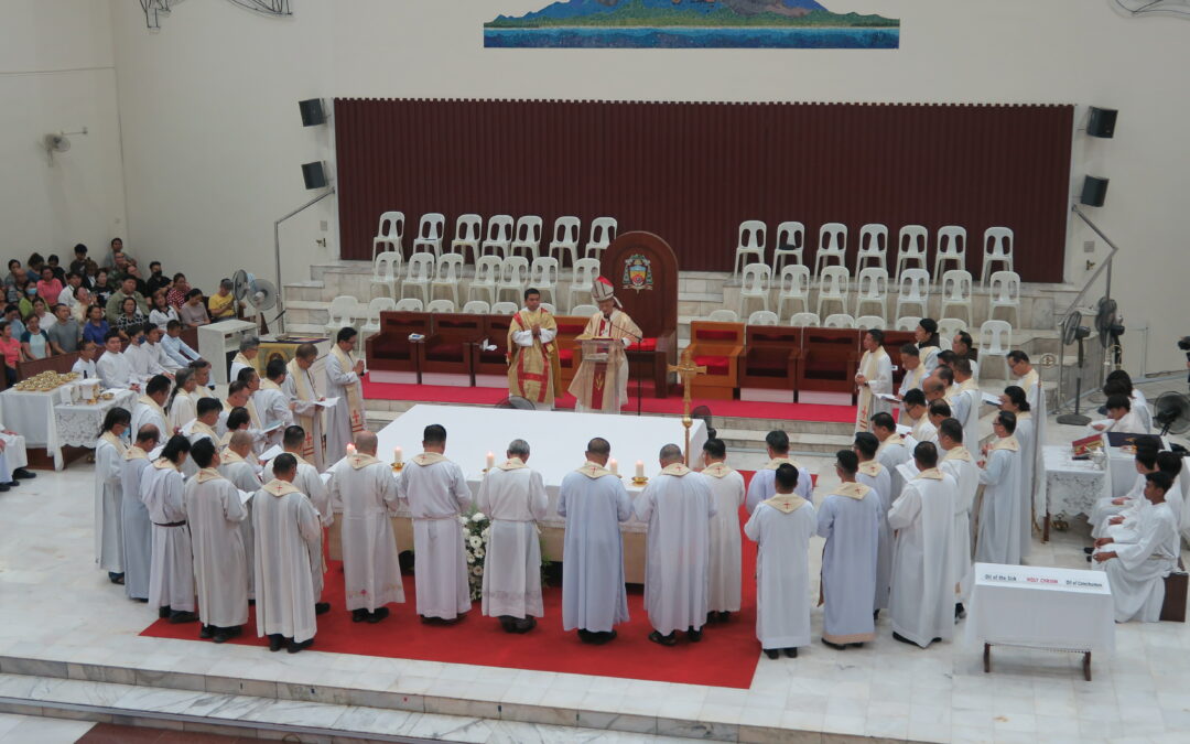 Archbishop is happy to celebrate Chrism Mass with all priest and the people