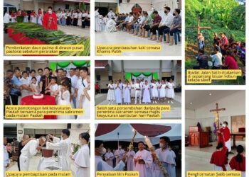 Perayaan Minggu Palma, Triduum Paskah dan Hari Paskah St Martin, Telupid tahun 2024