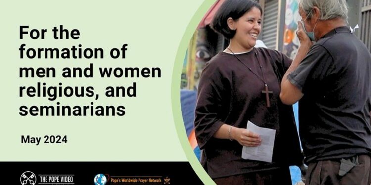 Pope’s May Prayer Intention: For the formation of men and women religious