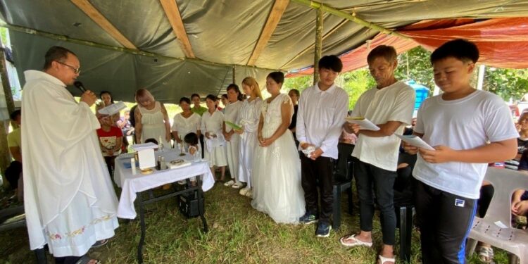 Berita bergambar: Pelayanan Fr Rayner Bisius di Kota Marudu