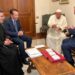 Pope Francis meets with climate activist Al Gore