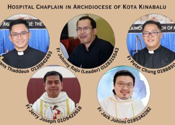 New list of Hospital Chaplain in the Archdiocese of Kota Kinabalu