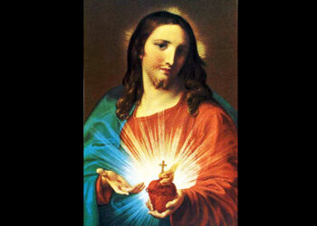 God’s flaming heart