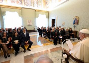 Pope to Catholic philanthropists: Keep spreading Jesus’ love