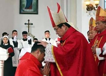 在協議的框架下,冀偉忠神父成為呂梁的主教