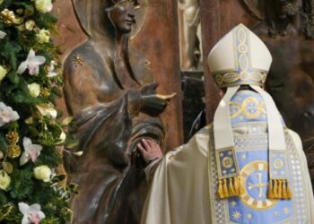 Saint Mary Major’s Holy Door is open