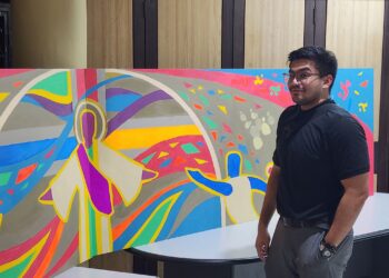 Jubilee of Artists and the World of Culture: Young artist brings vibrant vision to life