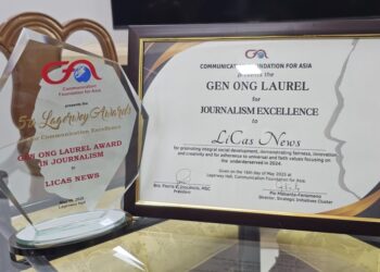 LiCAS News honored for faith-rooted journalism at CFA 5th Lagerwey Awards