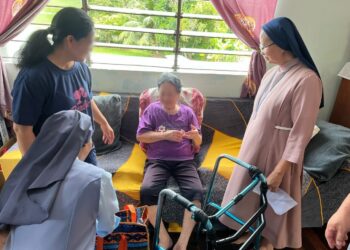 亞庇總教區天主教中心職員四旬期送暖活動