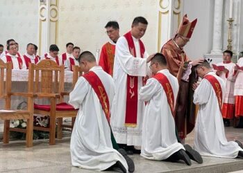 Three new Chinese priests ordained in Nanchang