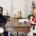 Pope Leo XIV meets with the President of Gabon
