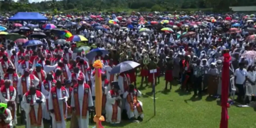 Papua New Guinea Catholics celebrate nation’s first saint
