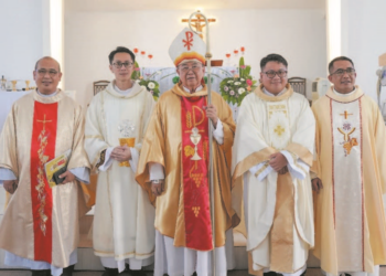 Pentahbisan Fr Bosco, CSE dan Diakon Bernard Marie, CSE