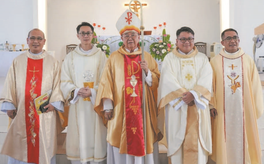 Pentahbisan Fr Bosco, CSE dan Diakon Bernard Marie, CSE