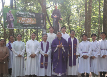Penziarah pertama ke Hutan Laudato Si’ sempena Tahun Jubli Fransiskan