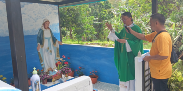 Misa kapambarakatan do ‘Shrine’: tampat do mokisokodung sambayang mantad Tina Maria