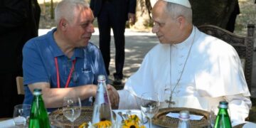 Pope Leo at Borgo Laudato si’ lunch: ‘I came with a ‘hunger’ for genuine charity’