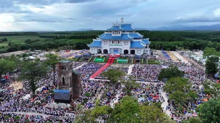 Vietnamese Catholics make pilgrimage to the Marian Shrine of La Vang