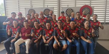 Pertandingan Darts menghidupkan cintakasih, kekeluargaan umat DMC