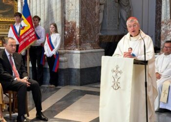 A pilgrimage in the footsteps of St Stanislaus Kostka reaches Rome