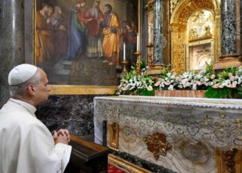 Pope celebrates Our Lady of Good Counsel with an appeal to cultivate peace