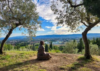 In and around Assisi, pilgrims retrace St Francis’ footsteps to kinship with creation
