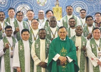 Young priests celebrate, listen and walk together