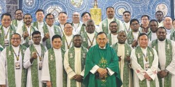Young priests celebrate, listen and walk together