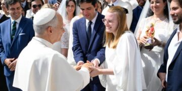 Pope Leo XIV: Marital love is tireless and faithful ‘Yes’ for a lifetime